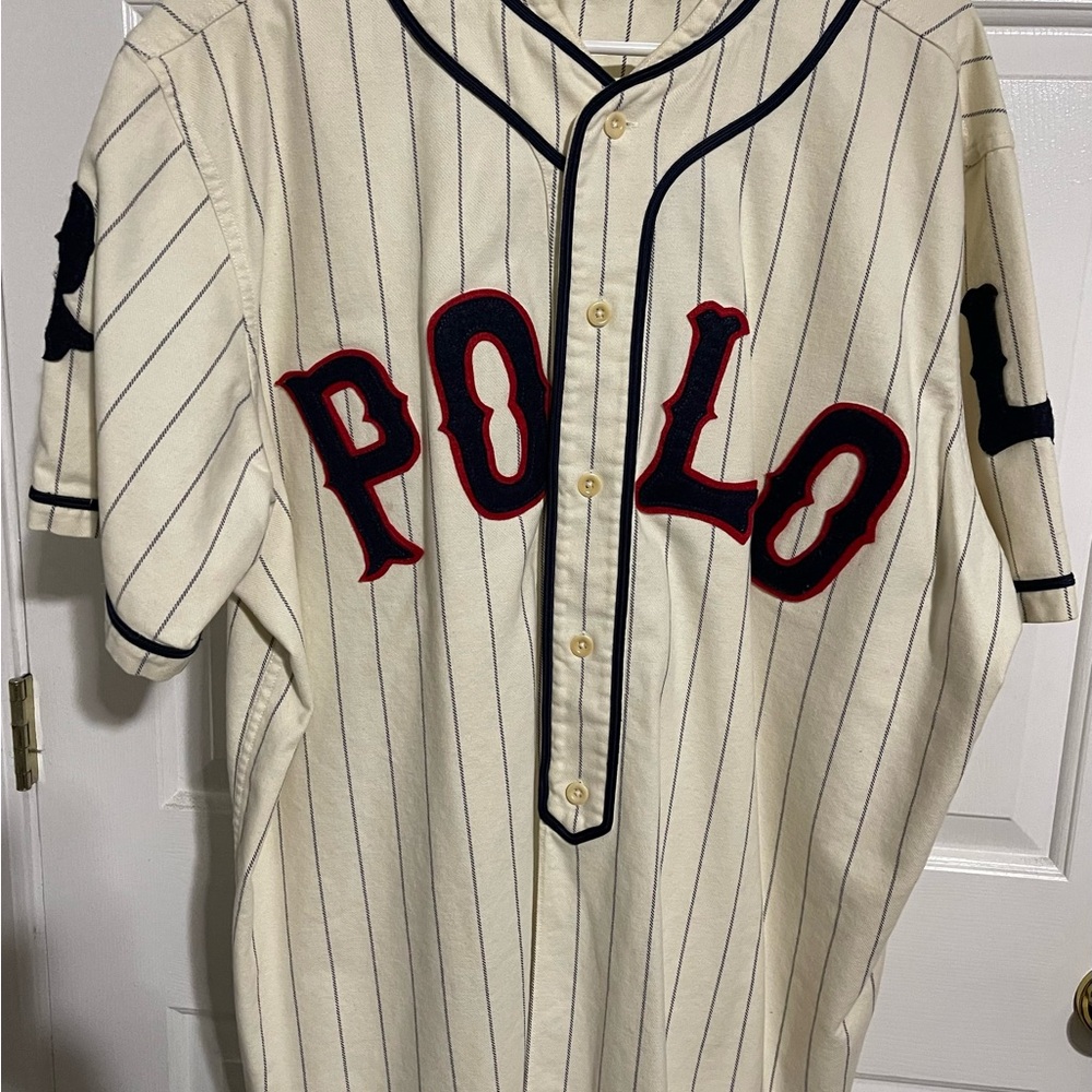 Vintage Ralph Lauren Polo Sport Authentic Baseball Jersey